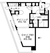 プライムアーバン番町 801 間取り図