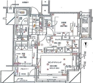 ディアナコート文京本郷台 1403 間取り図