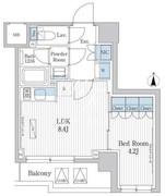 パークアクシス東陽町レジデンス 1103 間取り図