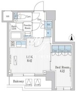 パークアクシス東陽町レジデンス 1306 間取り図