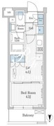 パークアクシス東陽町レジデンス 2209 間取り図