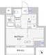 アレージュマン日本橋人形町 608 間取り図