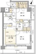 コムレジ赤羽 209 間取り図