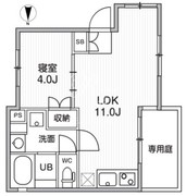 ファーレ恵比寿 104 間取り図 ?>