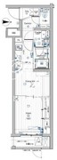 プレミアムキューブ大岡山DEUX 305 間取り図