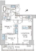 パークアクシス西巣鴨 1302 間取り図