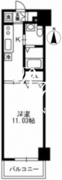 レジディア上野御徒町 507 間取り図 ?>