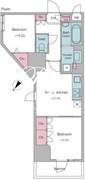 レジディア中目黒3 706 間取り図