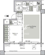 パークキューブ西ヶ原ステージ 502 間取り図
