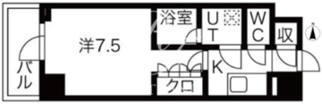 シーズンフラッツ高田馬場リバーサイド S-204 間取り図