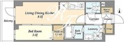シーズンフラッツ高田馬場リバーサイド S-404 間取り図