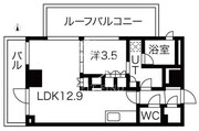 シーズンフラッツ高田馬場リバーサイド S-601 間取り図