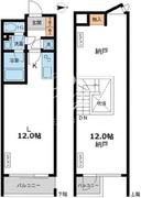 カッシア目黒 511 間取り図