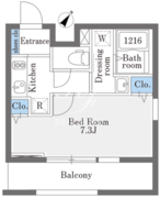 ラドゥセール巣鴨イースト 401 間取り図