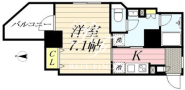 CLASSEUM飯田橋 705 間取り図