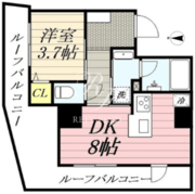 CLASSEUM飯田橋 601 間取り図 ?>