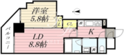 CLASSEUM飯田橋 605 間取り図 ?>