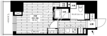 グランドコンシェルジュ六本木 405 間取り図