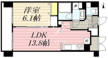 HF駒沢公園レジデンスタワー 104 間取り図