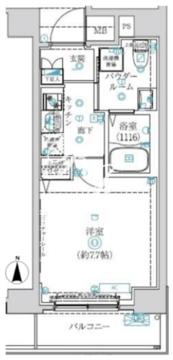 アルテシモヴィコロ 201 間取り図