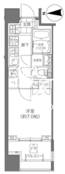 メゾンカルム本郷 306 間取り図