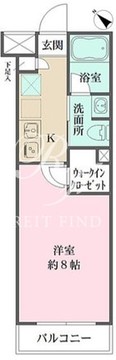 エルスタンザ西小山 403 間取り図