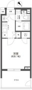 グランパセオ四谷若葉 104 間取り図