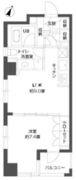 パークキューブ銀座イースト 1105 間取り図