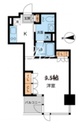レジデンス白金パークフロント 302 間取り図