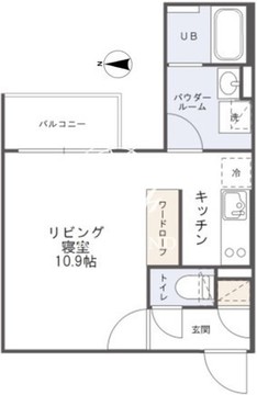 パセオ代々木 303 間取り図