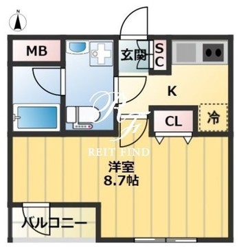 C-SQUARE Rin 502 間取り図