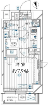 レガリス用賀 307 間取り図