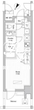 神宮北参道レジデンス 602 間取り図