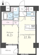ドムス両国 201 間取り図