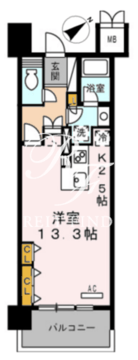 ロイヤルパークス豊洲 528 間取り図