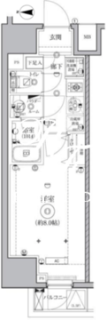 クオリタス秋葉原 601 間取り図