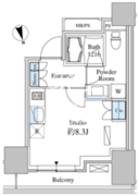 ベルファース芝浦タワー 502 間取り図