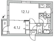 グランデュオ高田馬場クレスト 204 間取り図 ?>