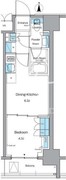 ルフォンプログレ上野稲荷町 205 間取り図