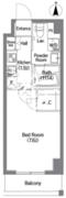 コンフォリア錦糸町DEUX 810 間取り図
