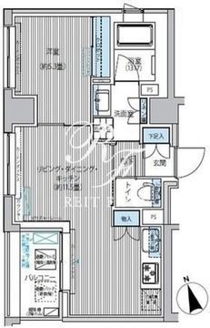 御幸レジデンス日本橋茅場町 607 間取り図