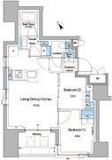 Ｊ.リヴェール上野入谷プレイス 201 間取り図