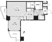 カスタリア初台 505 間取り図