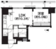 フレンシア菊川 908 間取り図