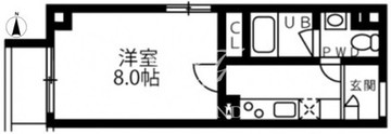 アリカ錦糸町プレッソ 701 間取り図