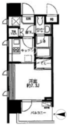 レジディア大森東 401 間取り図