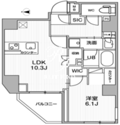 シーフォルム浅草2 801 間取り図
