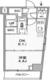 シーフォルム西小山 406 間取り図