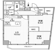 シーフォルム西小山 504 間取り図
