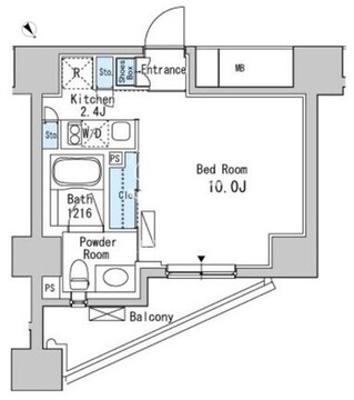 ベルファース目黒 301 間取り図